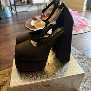 Black Platform Heels